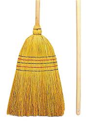 Balai Paille de Riz 5 Fils P/Roulée Pq de 10