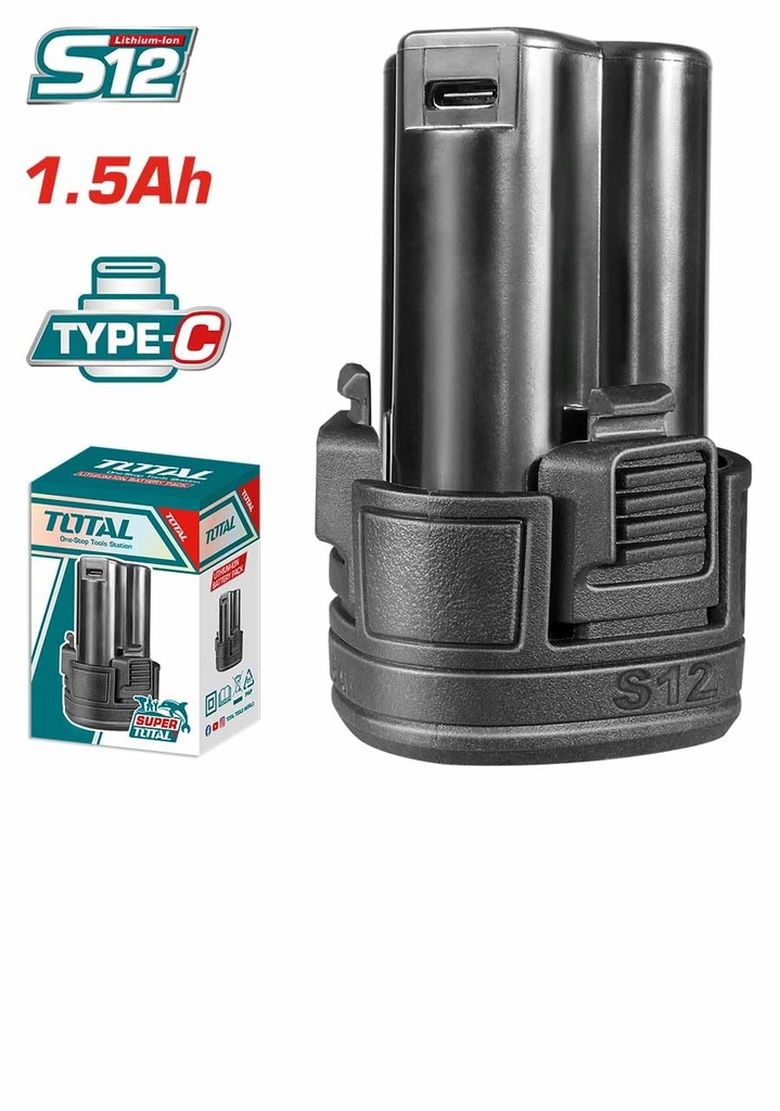 Batterie Pack lithium-ion S12V/1.5Ah TBLI12152 P.U