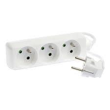 Bloc 3 Prises Sans Interrupteur 16A NF