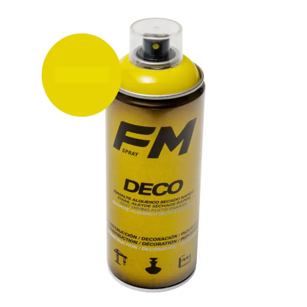 Bombe Decor Jaune Reel Spray 520cc 400ml CT6 FM