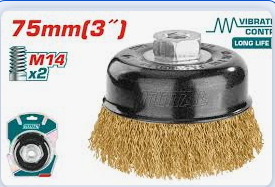 Brosse Coupelle Metal 75mm A Fil TAC31035 P.U