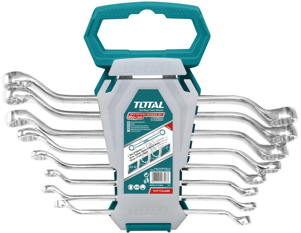 Clé Plate En "S" 8Pcs 6-22mm THT102486 