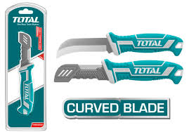 Couteau Lame Courbée A Denuder les cables 200mm 8'' THT51882