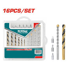 Foret Coffret 16Pcs Metal/Beton+6 Embout Vissage TACSD3165