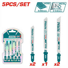 Lame Scie Sauteuse 5Pcs Bois/Metal/Allu TAC51051