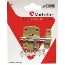 Verrou Targette Nickelé mod 384-70 mm Bte de 10 P.U