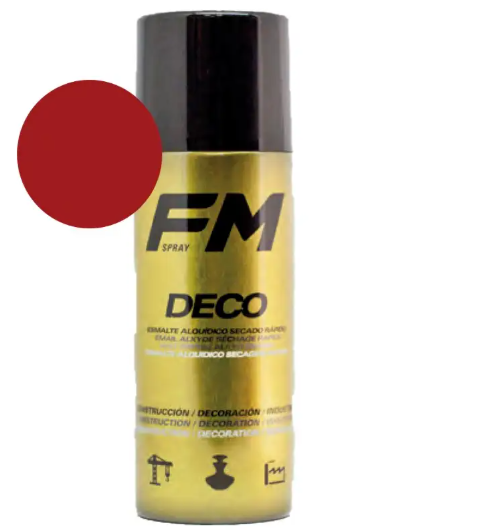 Bombe Decor Rouge Intense Spray 520cc  400ml CT6 FM