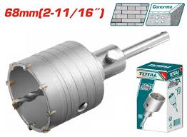 Scie Trépan Pour Beton 68x50 +Adaptateur 110mm TAC430681