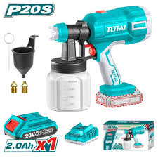 Pistolet A Pulveriser  20V-2.0Ah 0.1/0.2Bar 800ml 1Bat+Chargeur TSGLI20406