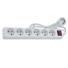 [HBF-190355] Bloc 6 Prises Avec Interrupteur 16A NF