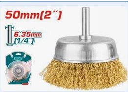 [TOT-TAC33021] Brosse Metallique Conique 50mm Ø6.35mm TAC33021