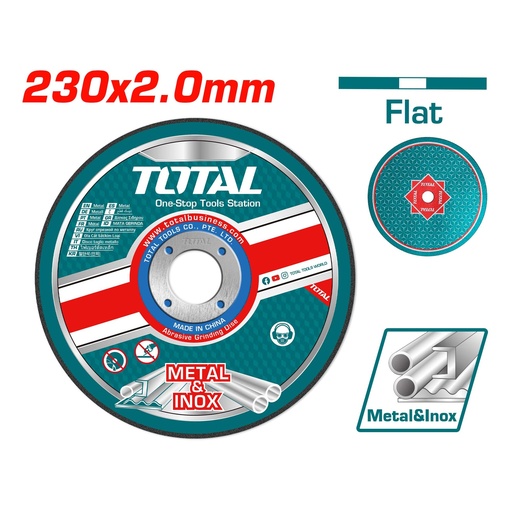 [TOT-TAC2212306] Disque Tranc Metal 230x2.0x22.2mm P.U TAC2212306  