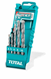 [TOT-TACSD7156] Foret Coffret 5Pcs Beton Multi-Fonction 4-5-6-8-10 TACSD7156