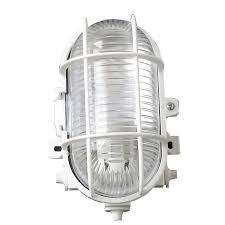 [HBF-141000] Hublot Ovale Blanc 60W A Vis IP44  class 2 P.U