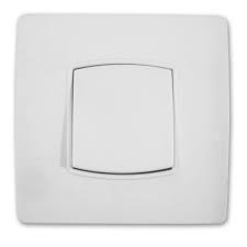 [HBF-134402] Interrupteur Gros Bouton Va&Vient Vis+Griffes Blanc Bte 10 P.U