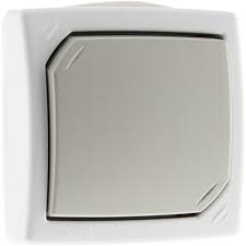 [HBF-131780] Interrupteur Va&Vient Tamaris IP44 Encastrable Gris P.U