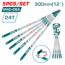 [TOT-THTKT57245] Lame De Scie A Metaux 5Pcs M42+D6A 24T 300mm THTKT57245