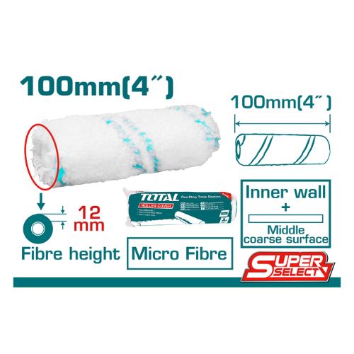 [TOT-THT85431] Manchon Acrylique bleu 100mm Bte 10 P.U THT85431