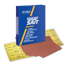 [SAI-SAITACSGR80] Papier Waterproof Corindon Rouge Metal/Bois 230x280 ARC GR80 P.U