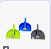 [BRO-322] Pelle+Balayette Bord Caoutchouc Couleur P.U