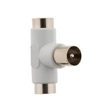 [HBF-1654] Te De Derivation TV 9,5mm 1 Male 2 Femelles P.U