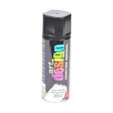 [FM-422921400073] Bombe Decor Noir Brillant Spray 520cc 400ml CT6 FM